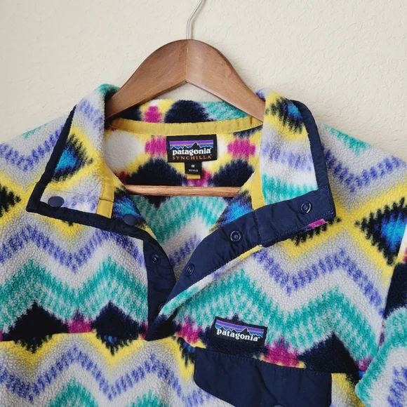 Patagonia Synchilla snap-T Pullover Fleece - Rare - Picture 3 of 6